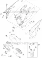 FILTRE A AIR pour KTM 450 EXC de 2015