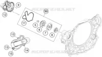 POMPE A EAU pour KTM 450 EXC de 2015