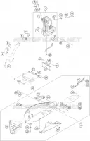 ECHAPPEMENT pour KTM RC 200 BLACK NON ABS de 2016