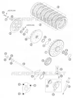 EMBRAYAGE pour KTM 400 EXC FACTORY de 2005