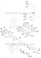 POMPE A HUILE pour KTM 400 EXC FACTORY de 2005