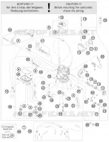 CARBURATEUR pour KTM 400 EXC de 2010