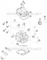 CULASSE pour KTM 400 EXC de 2010