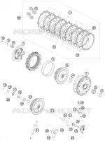 EMBRAYAGE pour KTM 400 EXC de 2010