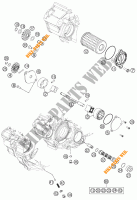 POMPE A HUILE pour KTM 350 EXC-F SIX DAYS de 2015