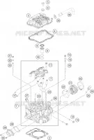CULASSE pour KTM 350 EXC-F SIX DAYS de 2014