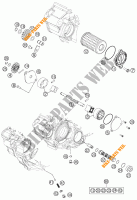 POMPE A HUILE pour KTM 350 EXC-F de 2015