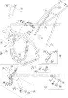 CADRE pour KTM 350 EXC-F de 2015