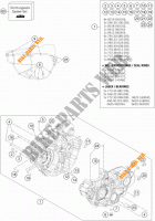 CARTER MOTEUR pour KTM 350 EXC-F de 2015
