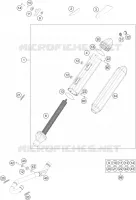 ECHAPPEMENT pour KTM 350 EXC-F de 2015