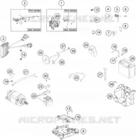 FAISCEAU ELECTRIQUE pour KTM 350 EXC-F de 2015