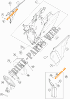 FILTRE A AIR pour KTM 350 EXC-F de 2015