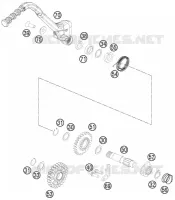 KICK pour KTM 350 EXC-F de 2015