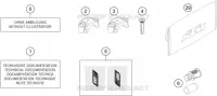 TROUSSE A OUTILS / MANUELS / OPTIONS pour KTM 350 EXC-F de 2015