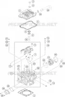 CULASSE pour KTM 350 EXC-F de 2014