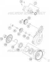 DEMARREUR ELECTRIQUE pour KTM 350 EXC-F de 2014