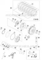EMBRAYAGE pour KTM 350 EXC-F de 2014