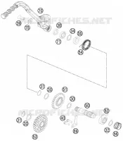 KICK pour KTM 350 EXC-F de 2014
