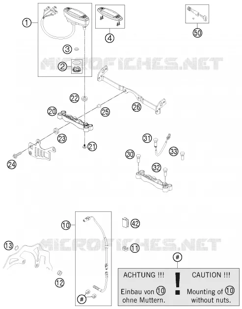 CONTACTEUR A CLE KTM MOTO 350 2013 EXC-F  350 EXC-F