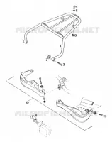 ACCESSOIRES pour KTM 350 EXC-F 20KW/SUP.COM de 1994