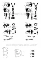 AUTOCOLLANTS pour KTM 350 EXC-F 20KW/SUP.COM de 1994