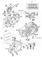 CARTER MOTEUR pour KTM 350 EXC-F 20KW/SUP.COM de 1994