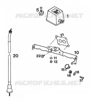 CONTACTEUR A CLE pour KTM 350 EXC-F 20KW/SUP.COM de 1994