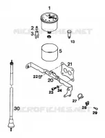 CONTACTEUR A CLE pour KTM 350 EXC-F 20KW/SUP.COM de 1994