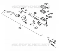 MAITRE CYLINDRE DE FREIN AVANT pour KTM 350 EXC-F 20KW/SUP.COM de 1994