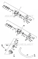 POMPE A EAU pour KTM 350 EXC-F 20KW/SUP.COM de 1994