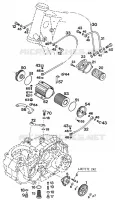 POMPE A HUILE pour KTM 350 EXC-F 20KW/SUP.COM de 1994