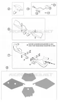 ACCESSOIRES pour KTM 250 EXC SIX-DAYS de 2004