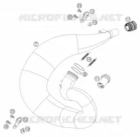 ECHAPPEMENT pour KTM 250 EXC SIX-DAYS de 2004