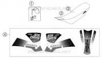 NOUVELLES PIECES pour KTM 250 EXC SIX-DAYS de 2004