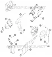 FILTRE A AIR pour KTM 250 EXC SIX-DAYS de 2011
