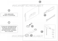 TROUSSE A OUTILS / MANUELS / OPTIONS pour KTM 250 EXC SIX-DAYS de 2011