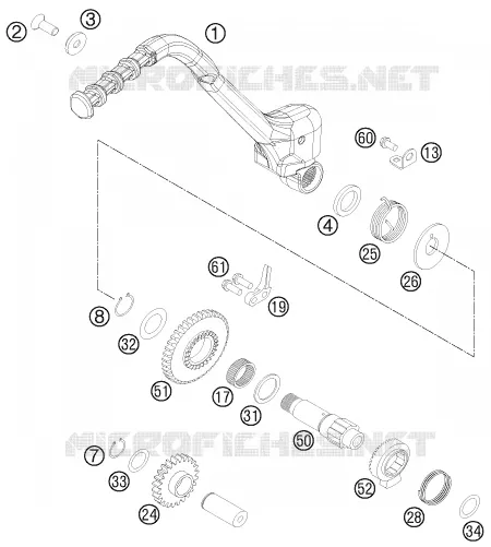 KICK KTM MOTO 250 2011 EXC  250 EXC SIX-DAYS