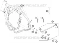 BEQUILLE LATERALE / CENTRALE pour KTM 250 EXC de 2014