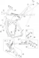 CADRE pour KTM 250 EXC de 2014