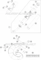 ECHAPPEMENT pour KTM 250 EXC de 2014