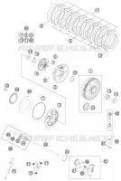 EMBRAYAGE pour KTM 250 EXC de 2014