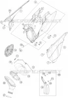 FILTRE A AIR pour KTM 250 EXC de 2014