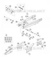 BRAS OSCILLANT  pour KTM 250 EXC de 2006