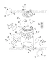 CYLINDRE / CULASSE pour KTM 250 EXC de 2006