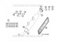 ECHAPPEMENT pour KTM 250 EXC de 2006