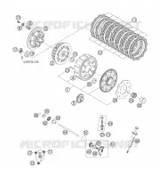 EMBRAYAGE pour KTM 250 EXC de 2006