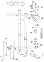 FOURCHE / T DE FOURCHE pour KTM 250 EXC de 2006