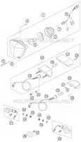 PHARE / FEU ARRIERE pour KTM 250 EXC de 2006