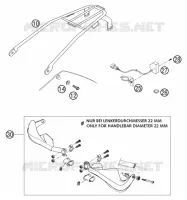 ACCESSOIRES pour KTM 250 EXC de 2003