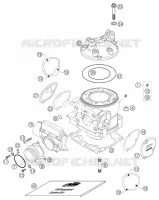 CYLINDRE pour KTM 250 EXC de 2003